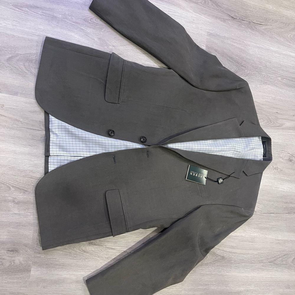 Men's Gray Ralph Lauren Blazer 40reg